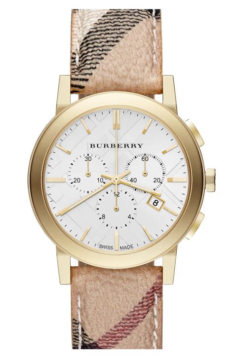 burberry leather band watches|Burberry watches usa.